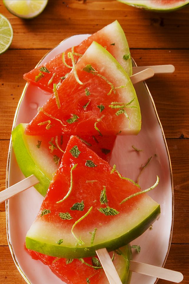 mojito watermelon pops