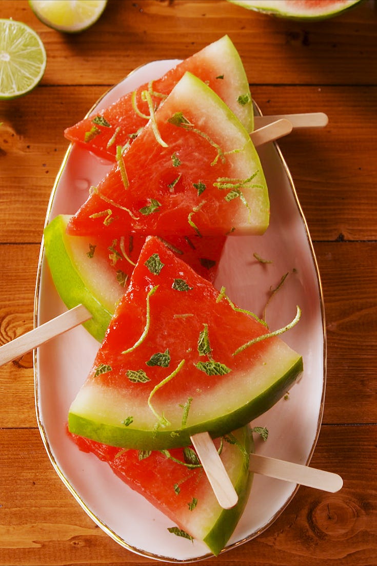 mojito watermelon pops
