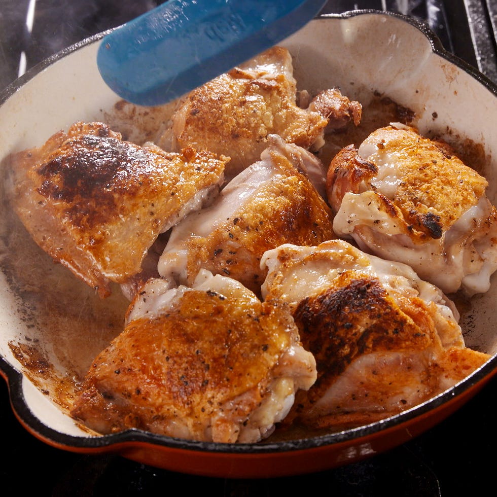 braised chicken thighs