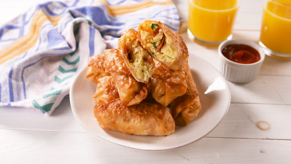 Dish, Food, Cuisine, Ingredient, Fried food, Produce, Staple food, Meat, Brunch, Tofu skin roll, 