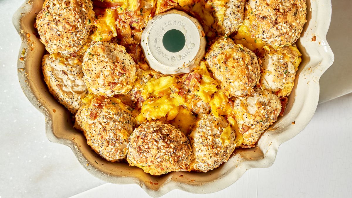 preview for This Cheesy Breakfast Monkey Bread Will Disappear In Minutes