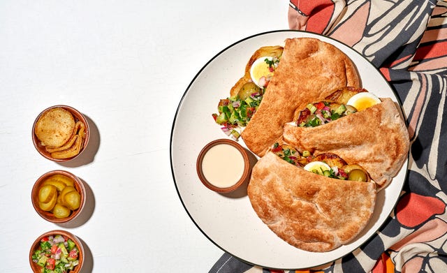 Sabich Sandwich - Delish.com sabich sandwich