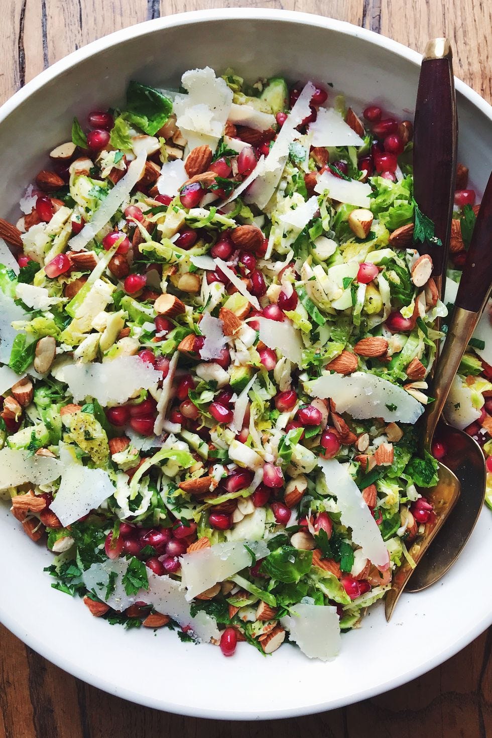 parmesan brussels sprouts salad