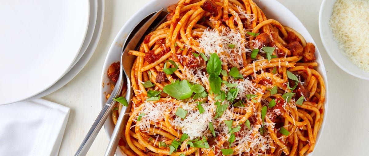 preview for Bucatini all'Amatriciana Will Be Your New Fave Pasta