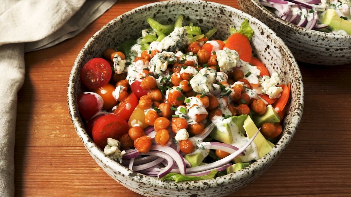 preview for This Buffalo Chickpea Salad Is SO Filling!