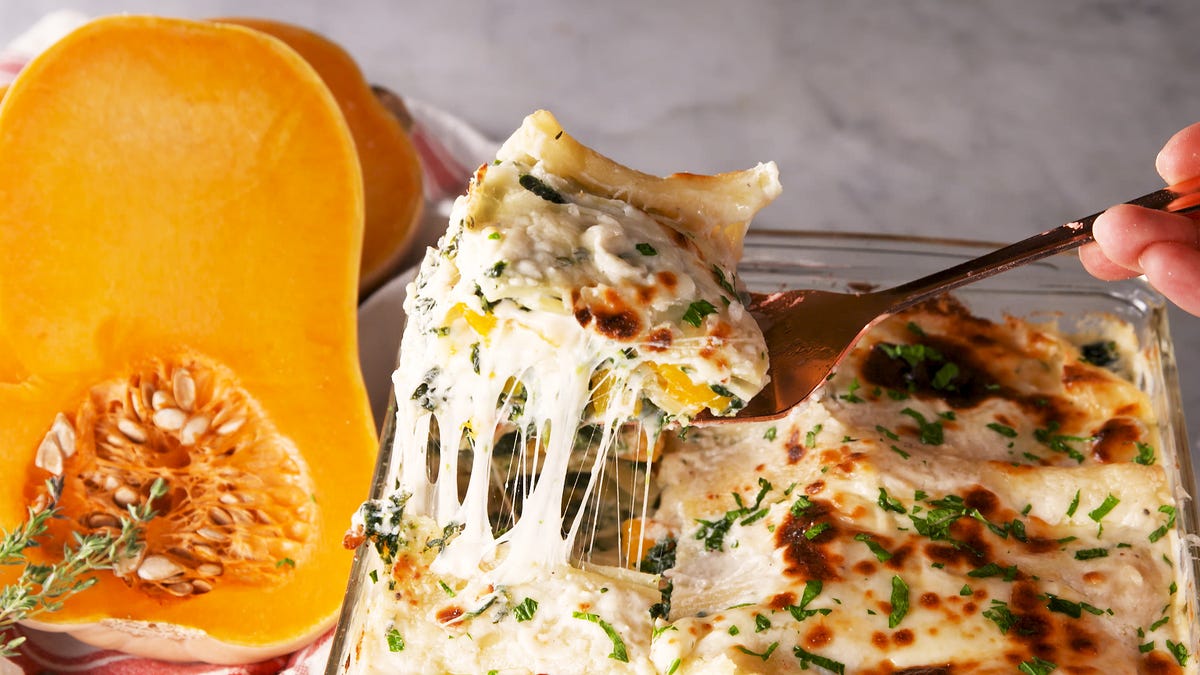 preview for You'll Be Making Butternut Squash Lasagna On Repeat This Fall