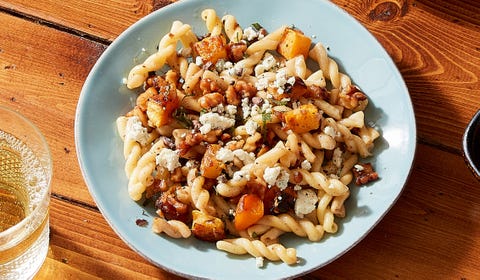 roasted butternut squash pasta