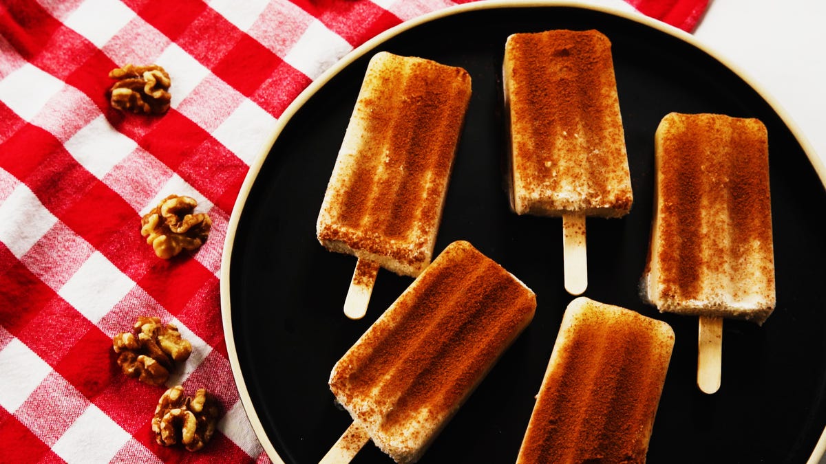 Video player poster image preview for Walnut Horchata Pops | Delish + California Walnuts