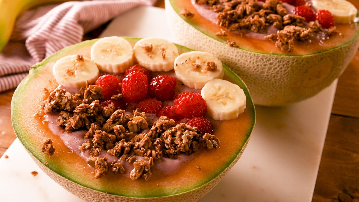 preview for These Cantaloupe Smoothie Bowls Are The Perfect Light Breakfast