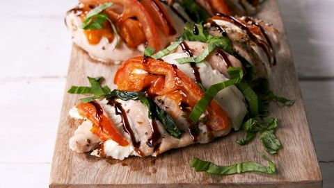 preview for Caprese Stuffed Chicken Will Become A New Go-To Weeknight Dinner