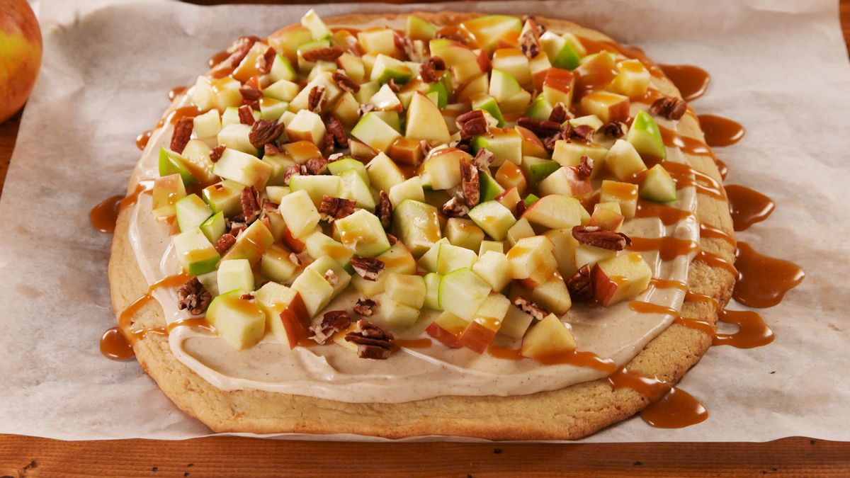 preview for Caramel Apple Pizza Is The Perfect Pizza For Fall