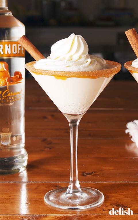Caramel Snickerdoodle Martini - Delish.com caramel snickerdoodle martini