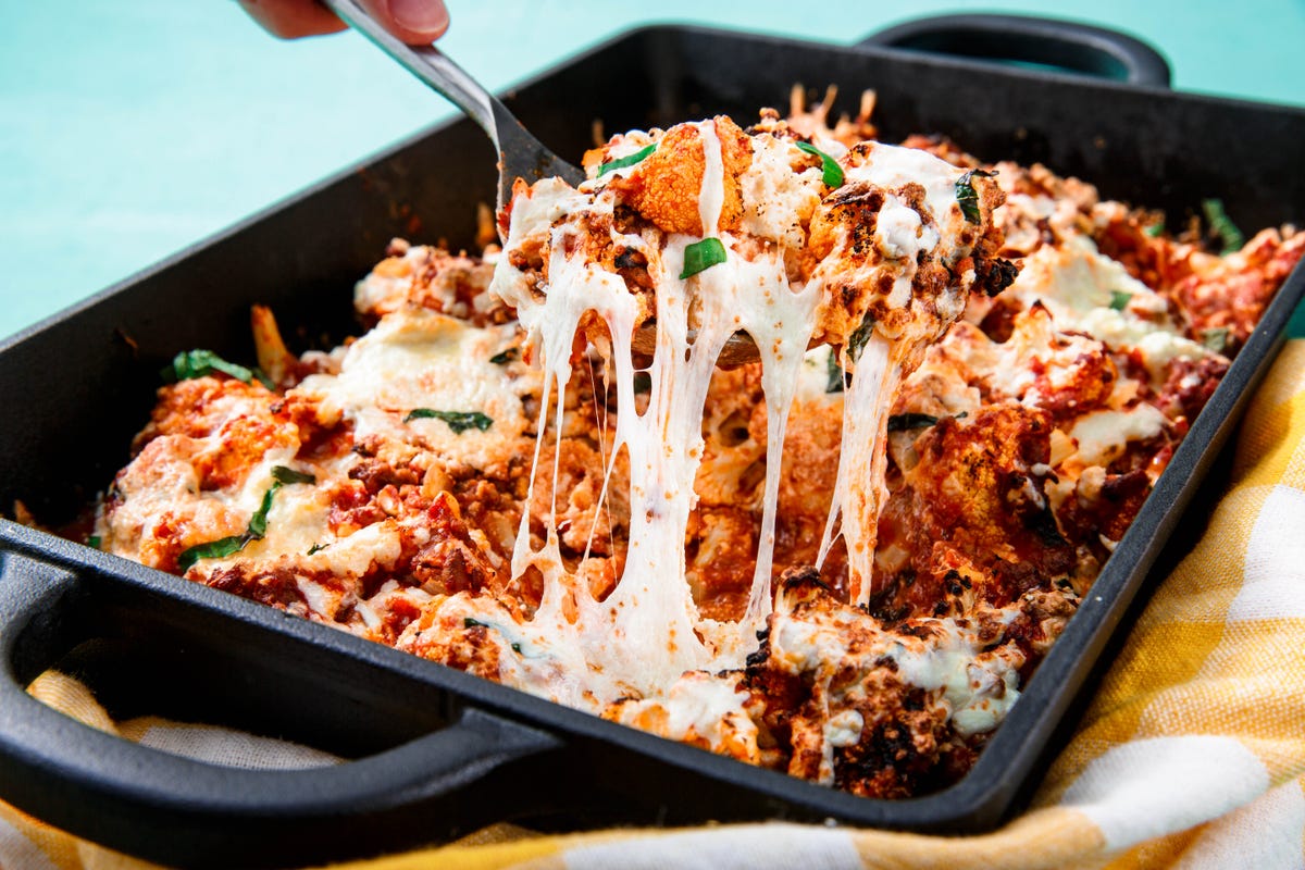 preview for This Cauliflower Baked Ziti Is #DinnerGoals