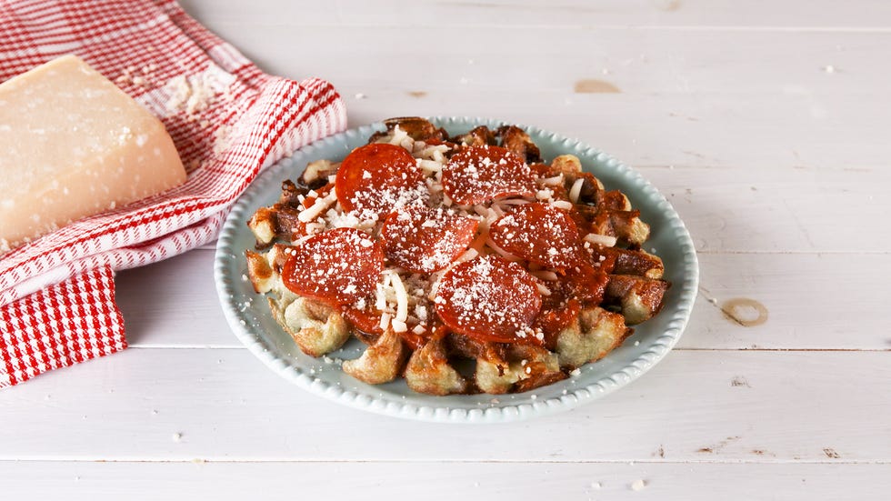 Pizza Chaffles - Delish.com
