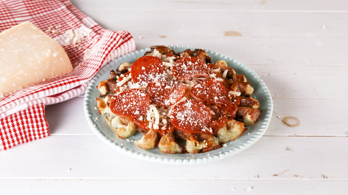 preview for Pizza Chaffles Is A Keto DREAM