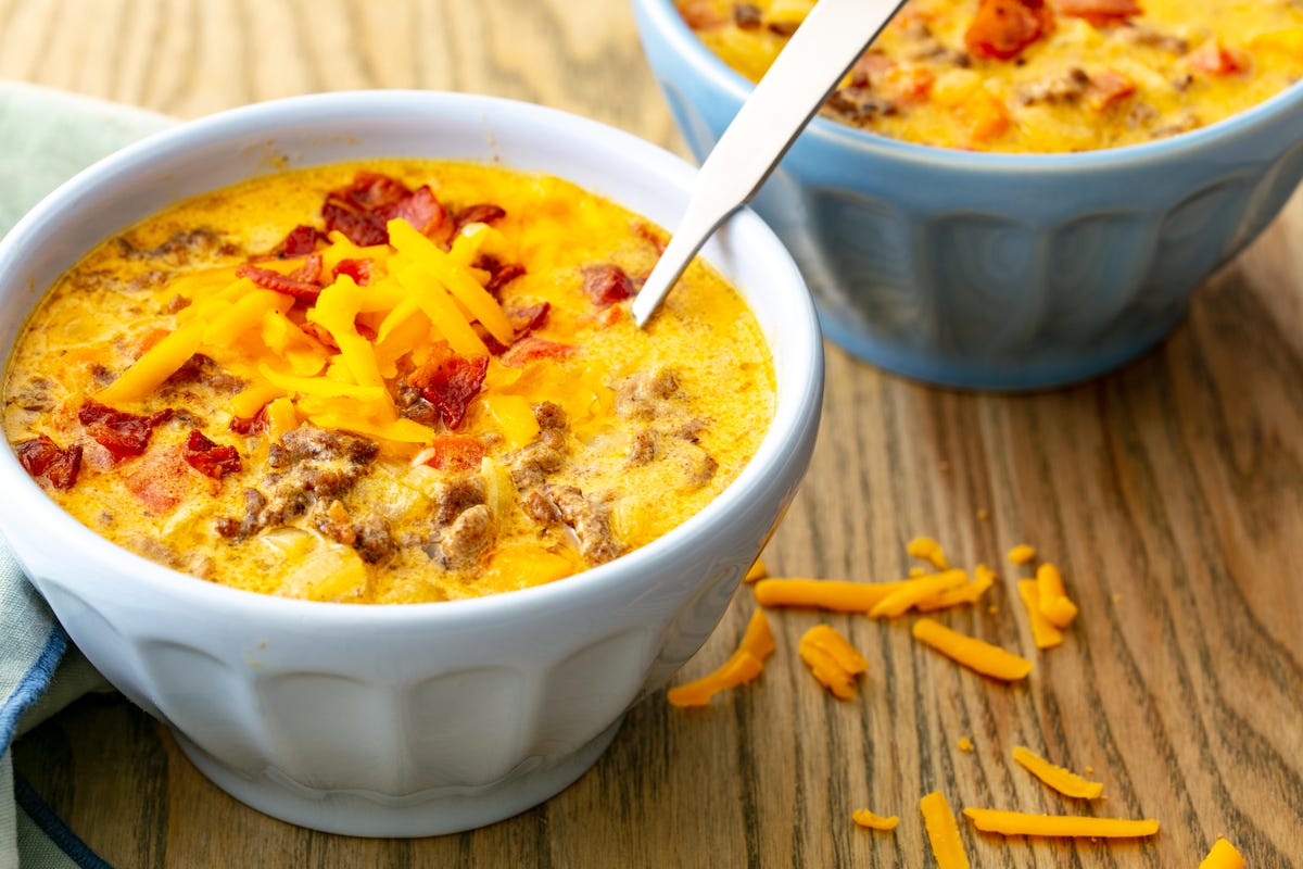 preview for Cheeseburger Soup Sounds Weird, Tastes INSANE