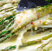asparagus baked in cheese