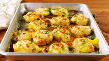 cheesy garlic butter potatoes