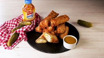 Ham & Cheese Egg Rolls - Delish.com