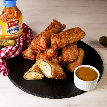Ham & Cheese Egg Rolls - Delish.com Ham & Cheese Egg Rolls - Delish.com