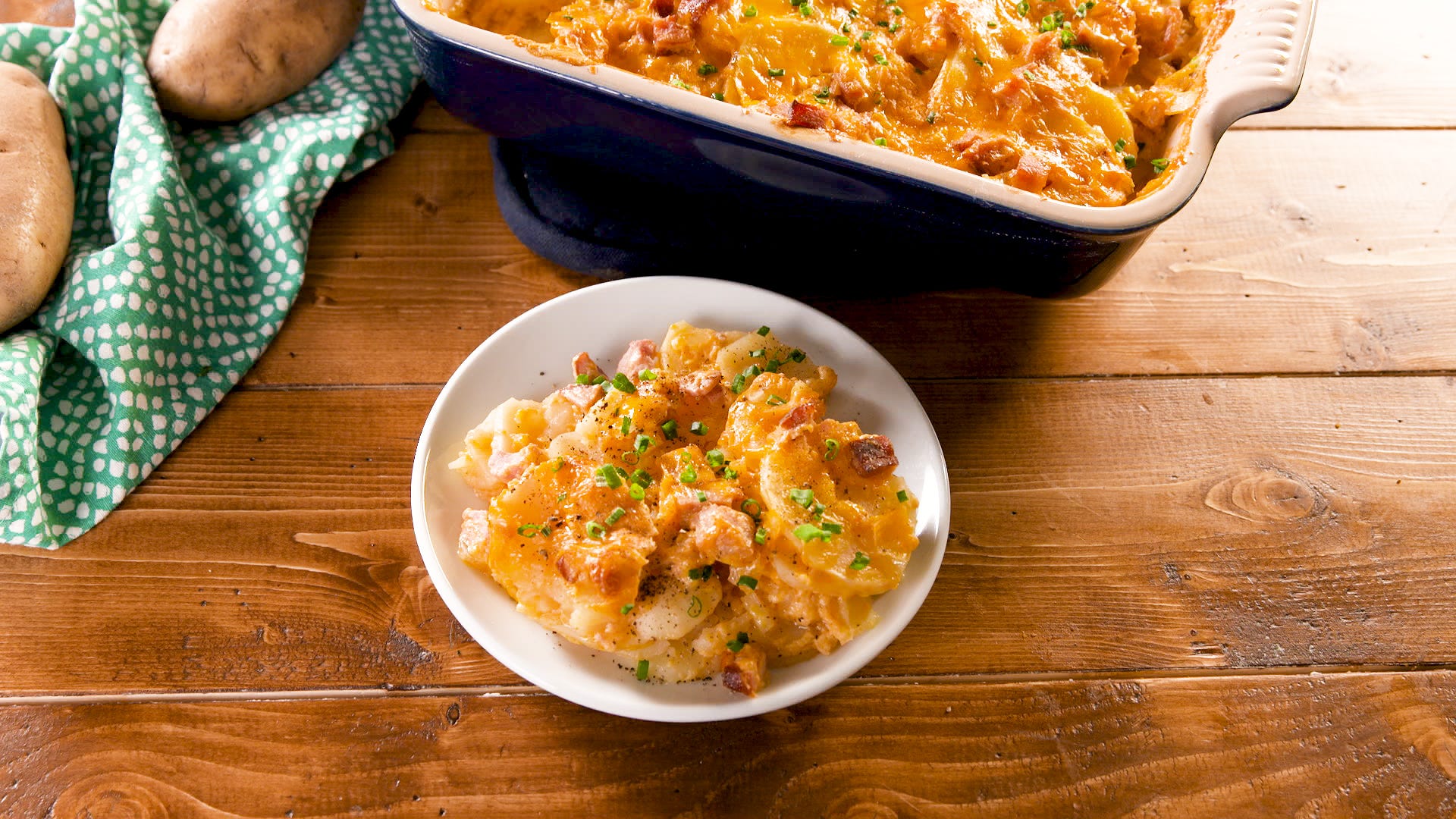 Cheesy Ham & Potato Casserole - Sally's Baking Addiction