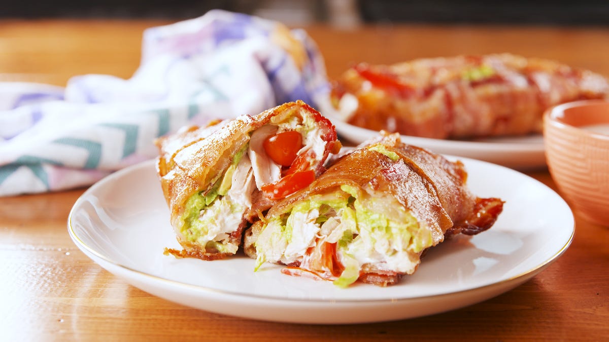 preview for These Low-Carb Burritos Use A Bacon Tortilla!