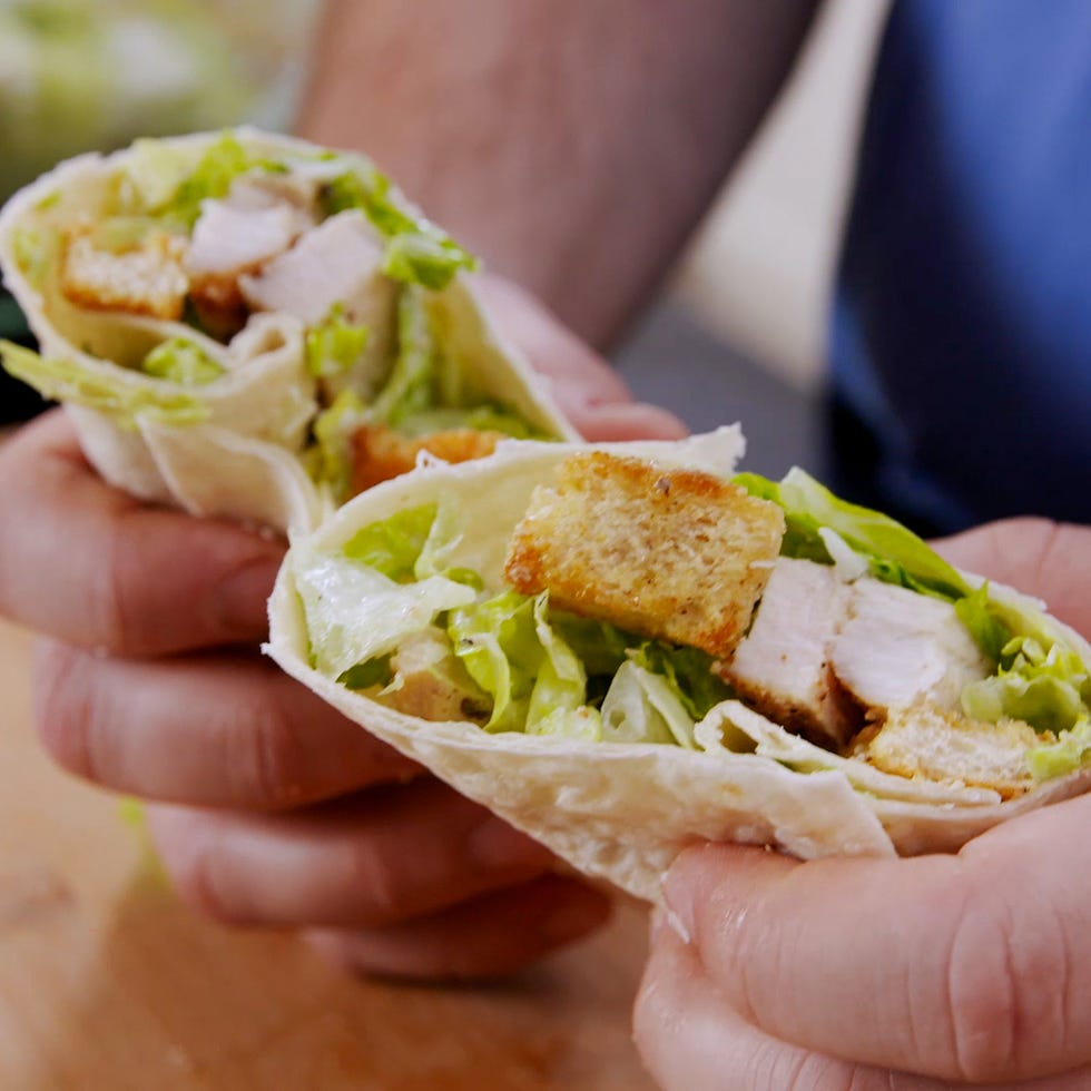 chicken caesar wrap