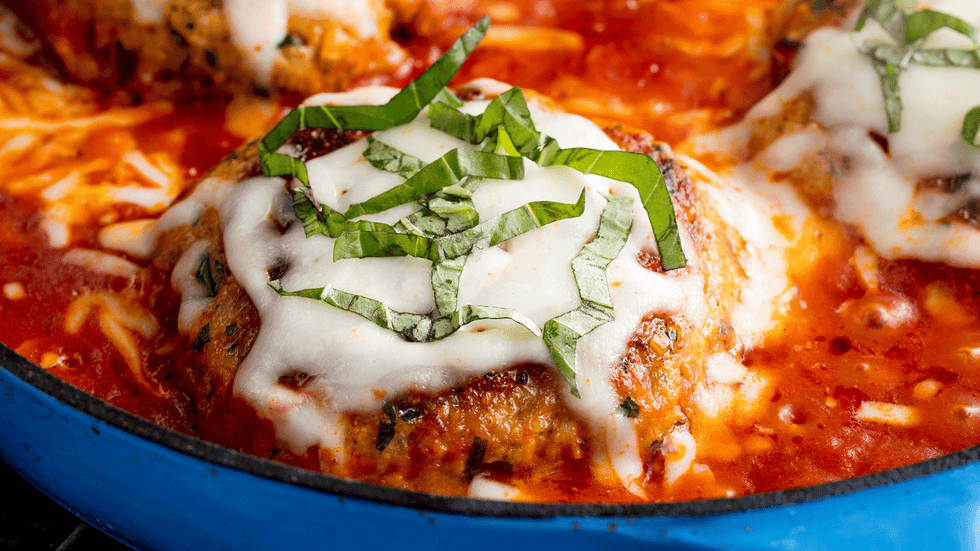 Chicken Parm Burgers
