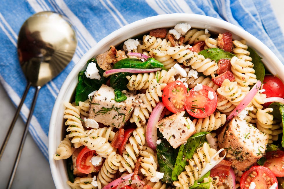 chicken pasta salad  delishcom