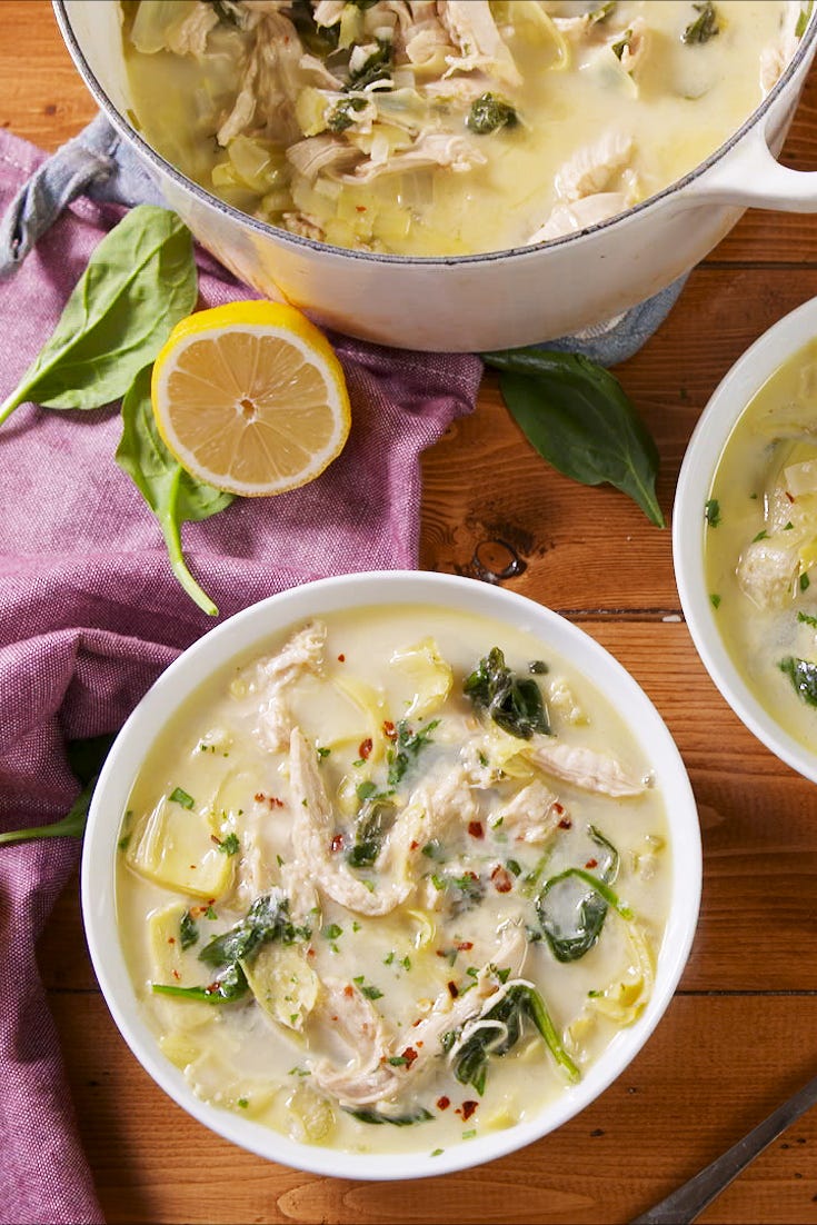 chicken spinach artichoke soup