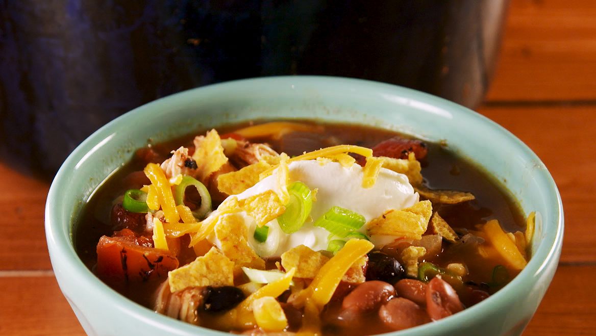 preview for This Chicken Taco Soup Is The Coziest Dinner Ever