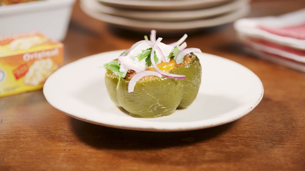chili cheesy stuffed peppers with velveeta