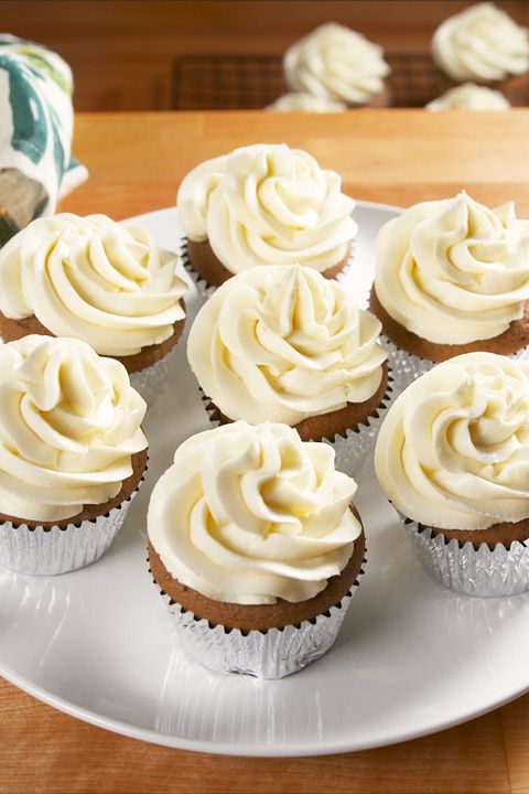 coffee cupcakes with condensed milk frosting