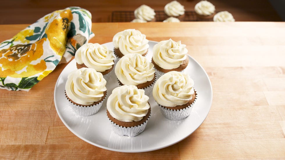 coffee cupcakes with condensed milk frosting