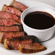 Dish, Food, Cuisine, Ingredient, Flat iron steak, Meat, Steak, Roast beef, Kobe beef, Char siu, 