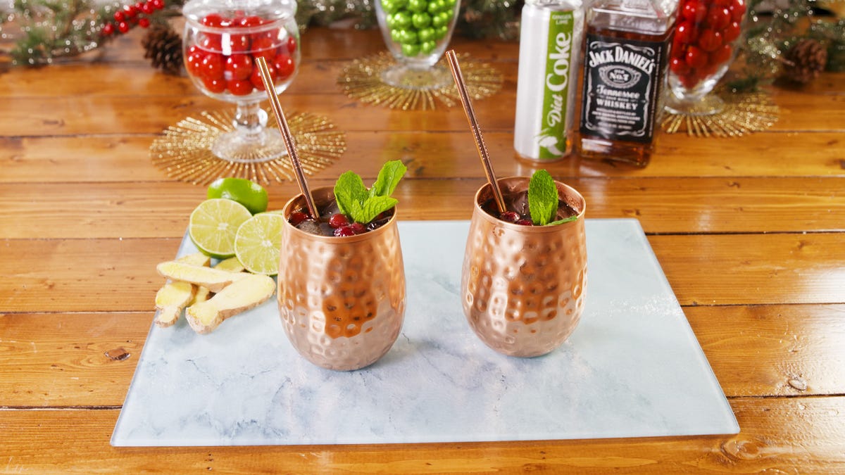 preview for We're Head Over Heels For Frozen Cranberry Ginger-Lime Mule