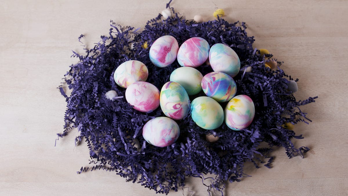 cool colored eggs