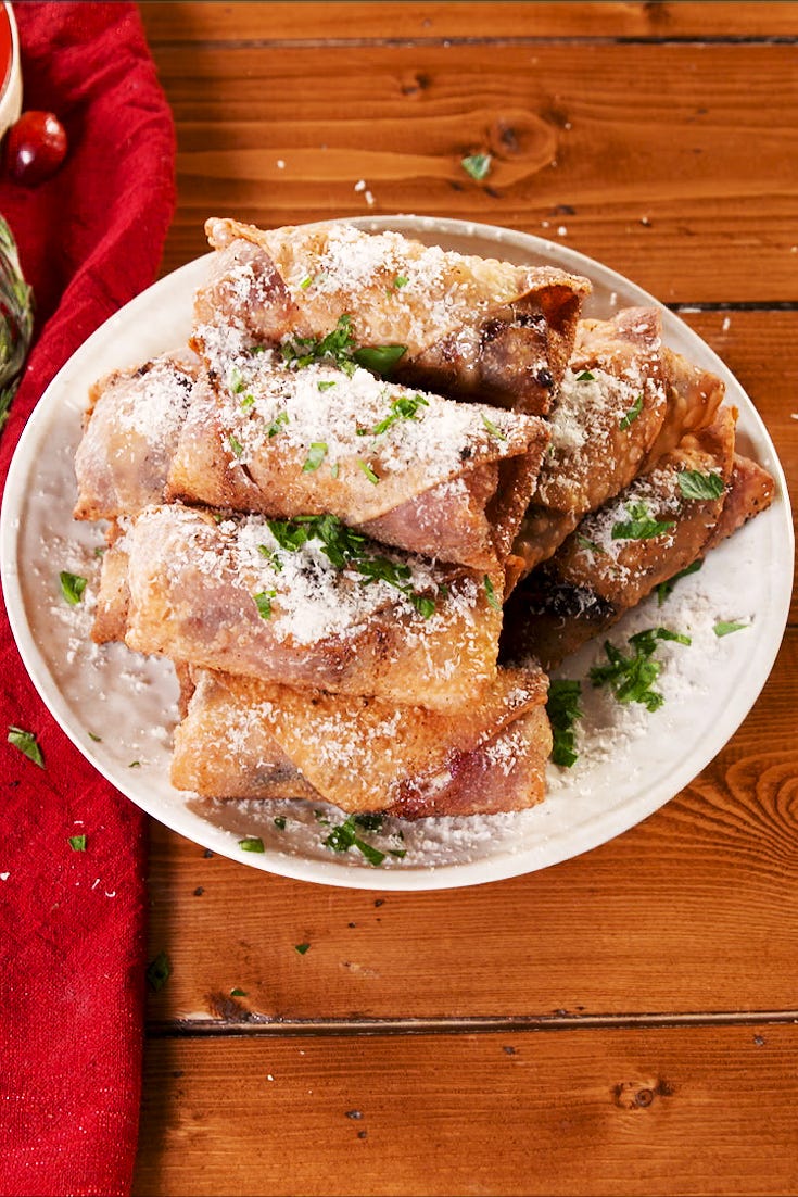 Cranberry Brie Egg Rolls - Delish.com