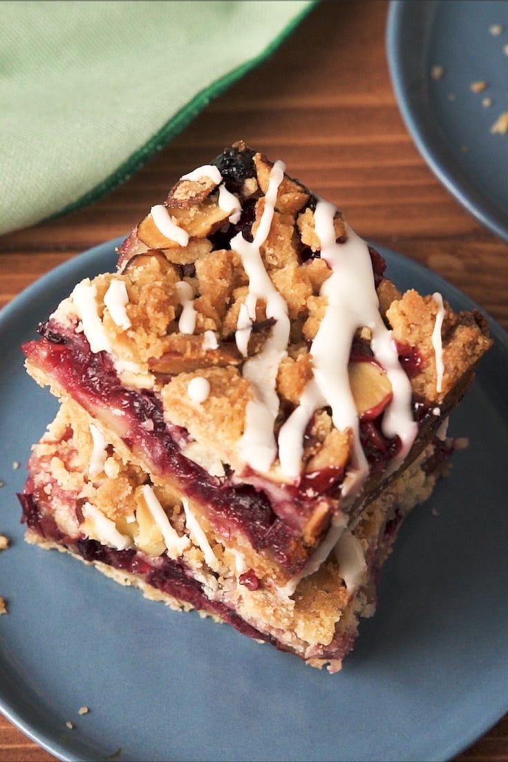 cranberry crumb bars