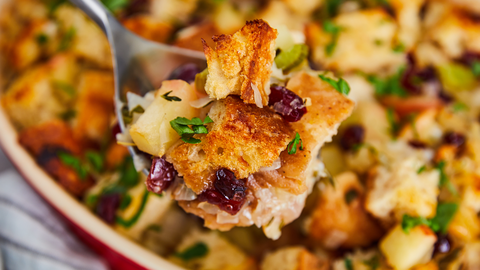 preview for Cranberry Stuffing Is A Vegetarian Side Everyone Will Love