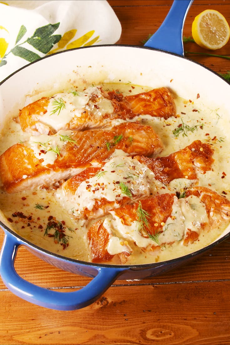 creamy lemon garlic salmon