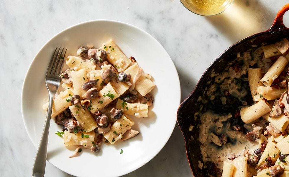 creamy mushroom pasta