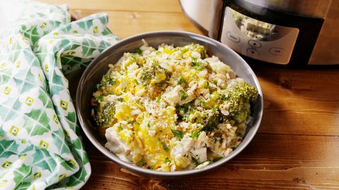preview for Cheesy Crock-Pot Chicken Casserole = Your New Go-To Fall Dinner