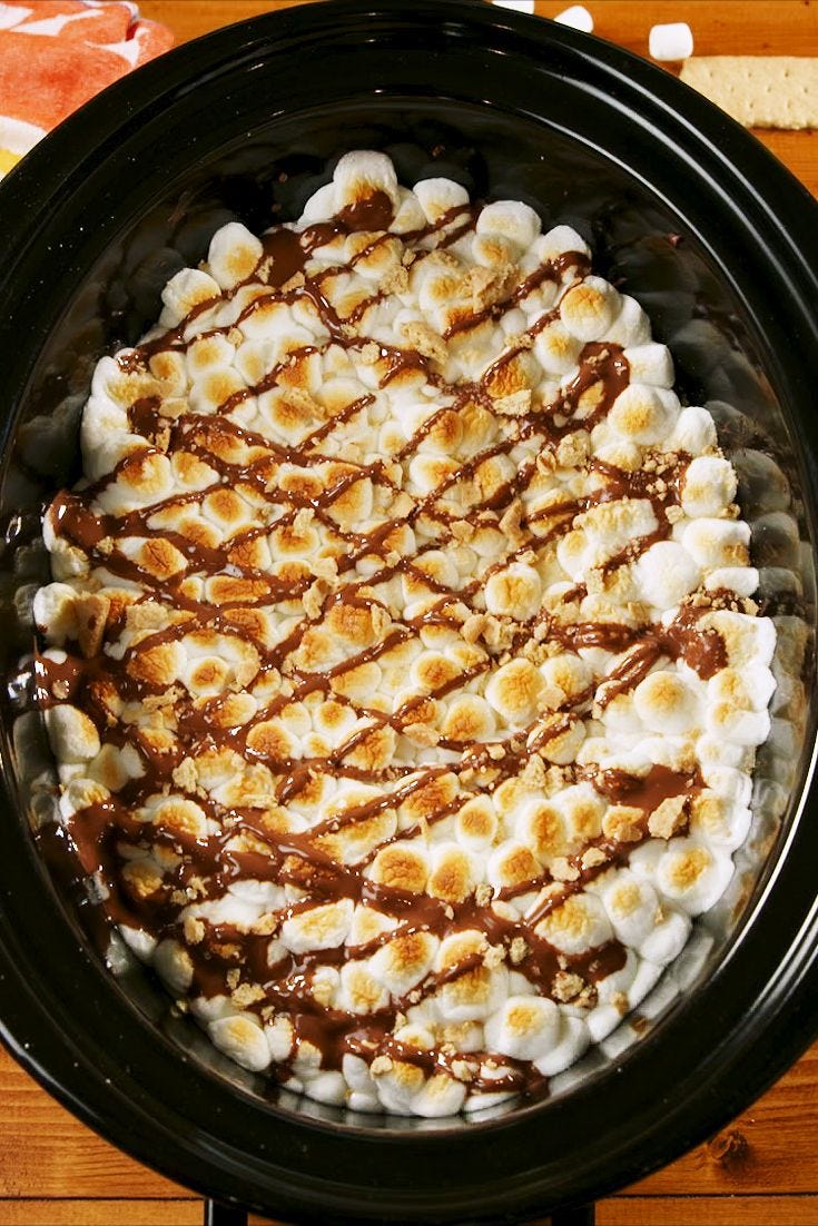 crockpot smores cake