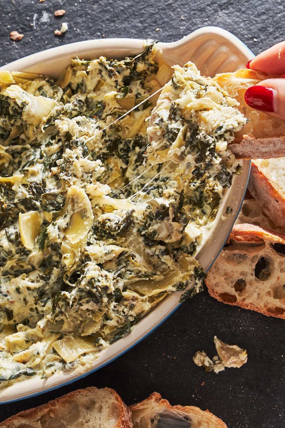 crockpot spinach artichoke dip