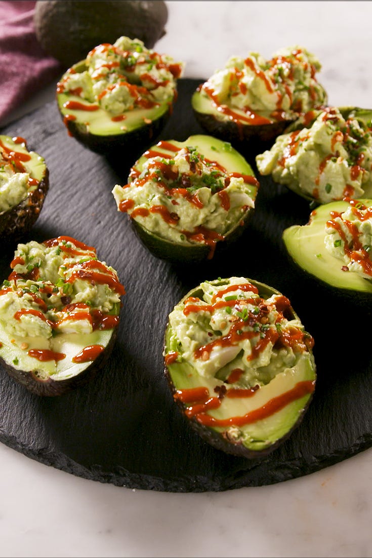 deviled avocados