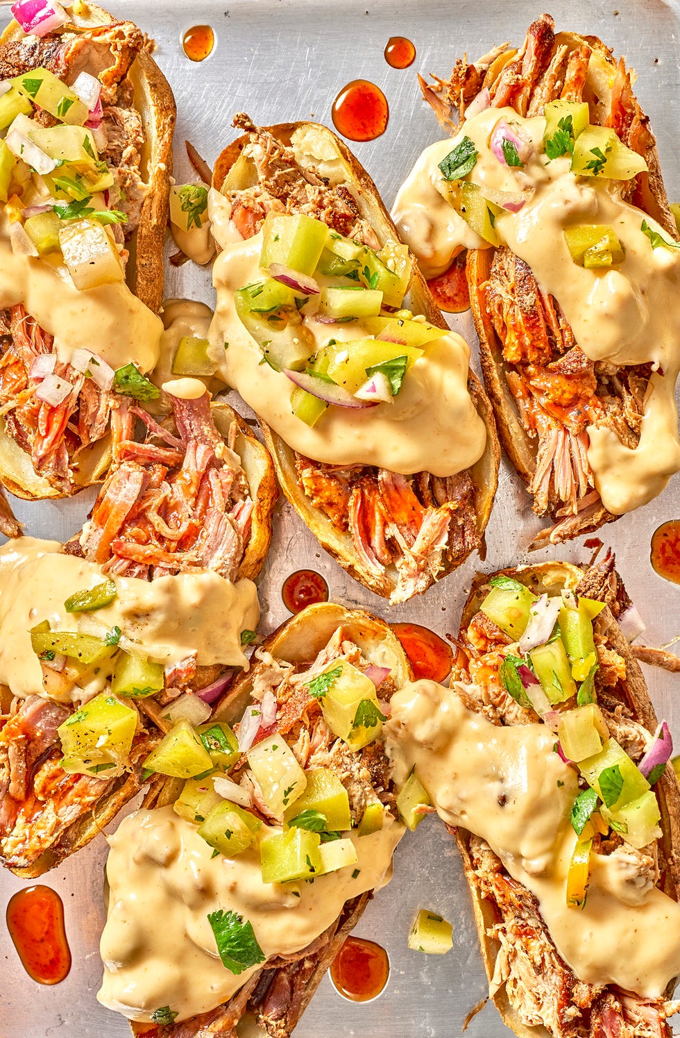 smoked brisket with chorizo cheese fondue