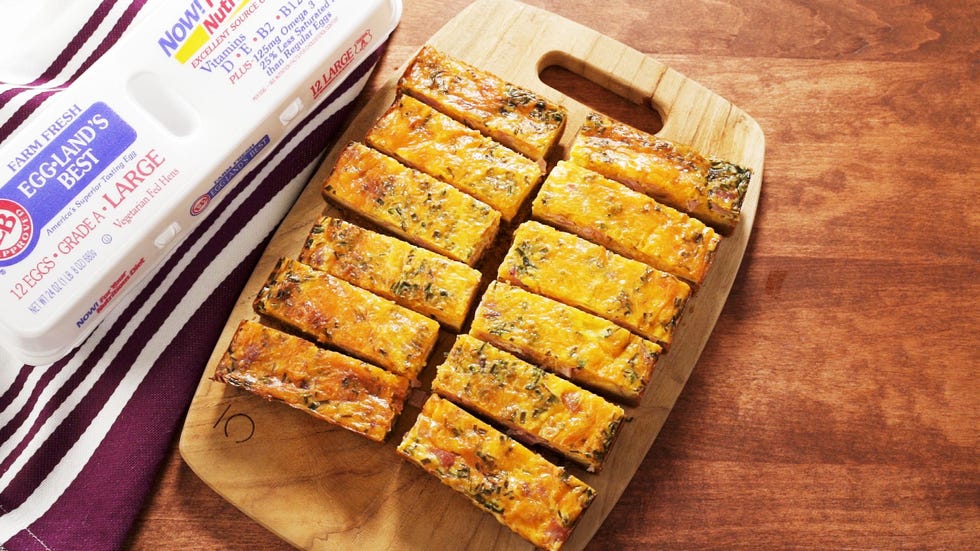 ham and cheese omelet sticks