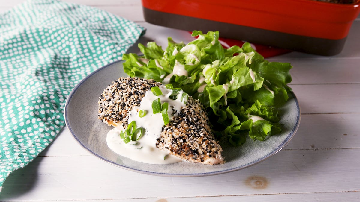 preview for Everything Bagel Keto Chicken Is Your New Weeknight Go-To