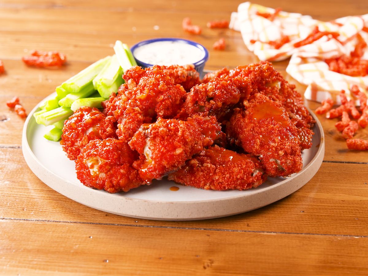 Best Flaming Hot Cheeto Wings Recipe - How to Make Flaming Hot Cheeto Wings
